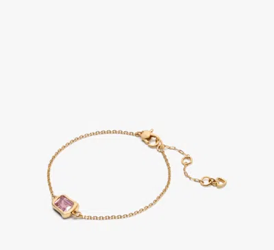 Kate Spade Molten Glass Solitaire Bracelet In Light Pink