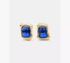 Kate Spade Molten Glass Studs In Blue