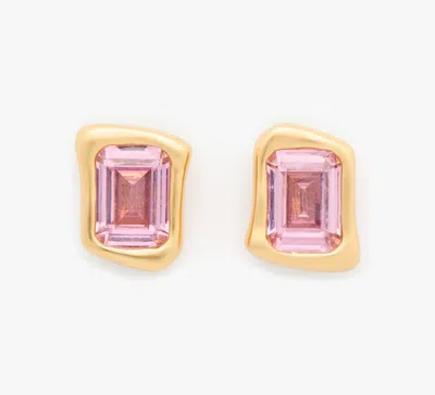 Kate Spade Molten Glass Studs In Light Pink