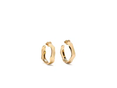 Kate Spade Molten Hoops In Black