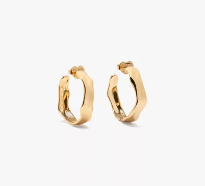 Kate Spade Molten Huggies In Gold