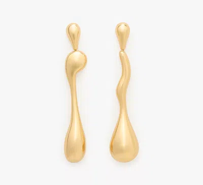 Kate Spade Molten Linear Earrings In Gold