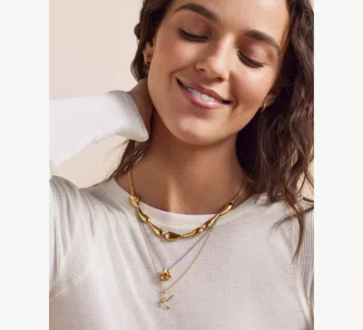 Kate Spade Molten Statement Necklace In Gold