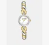 Kate Spade Monroe Twist Two Tone Watch In Silver