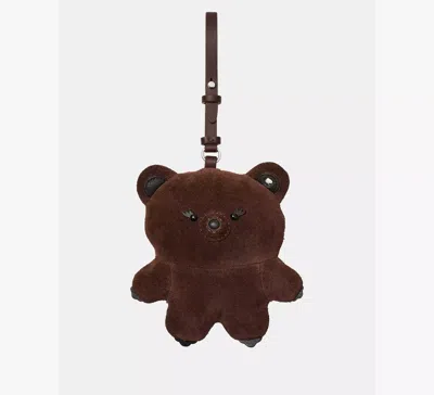 Kate Spade Monsters Teddi Bear Bag Charm In Brown