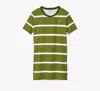 Kate Spade Montauk Stripe T-shirt Dress In Green