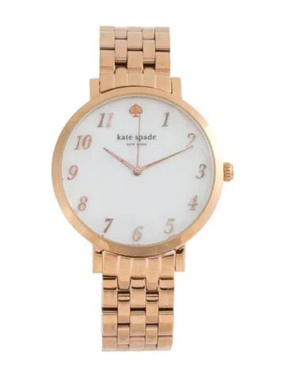 Pre-owned Kate Spade Monterey Watch, 38mm In Multicolor