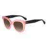 Kate Spade Multicolor Acetate Sunglasses In Pink / Brown Gradient