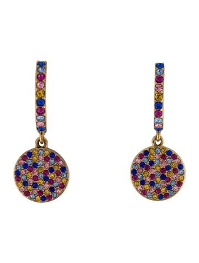Pre-owned Kate Spade Multicolor Crystal Earrings
