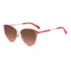 Kate Spade Multicolor Metal Sunglasses In Brown