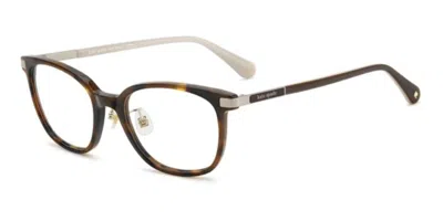 Kate Spade Myrna 2/fj Asian Fit Women's Glasses, Tortoiseshell, Size 50 In Black