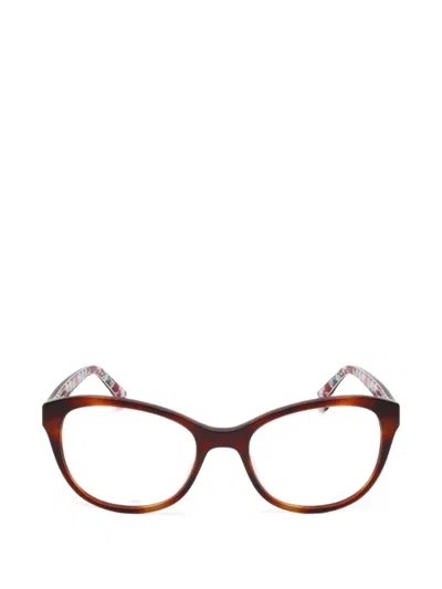 Kate Spade Nataly Cat-eye Frame Glasses In Brown
