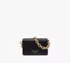 Kate Spade Natasha Chain Card Case Crossbody In Black