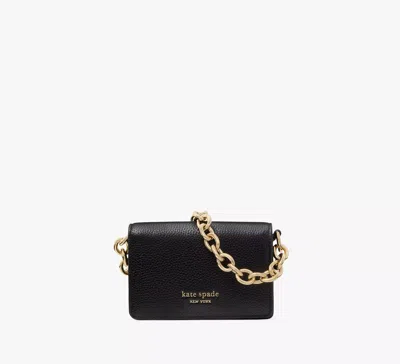 Kate Spade Natasha Chain Card Case Crossbody In Black