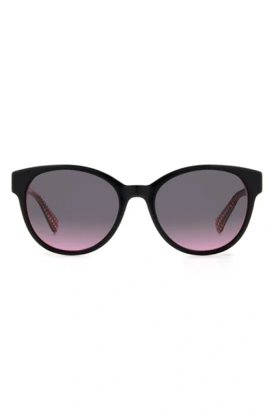 Kate Spade Nathalie 55mm Gradient Round Sunglasses In Multi