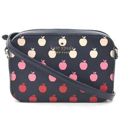 Pre-owned Kate Spade Navy Pink Leather Shoulder Bag ()