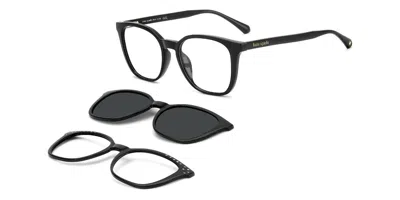 Kate Spade Nea 2/c2 With Clip-on 807/m9 Women's Glasses Black Size 52 - Free Lenses - Blue Light Block Availabl