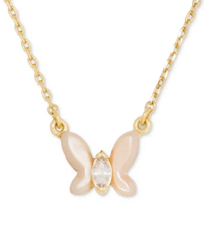 Kate Spade New Beginnings Cubic Zirconia Pendant Necklace In Pattern