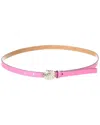 Kate Spade New York 15mm Mini Shell Leather Belt In Pink