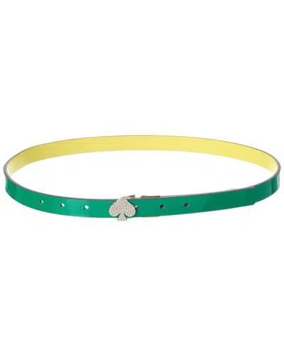 Kate Spade New York 19mm Reversible Pave Spade Leather Belt