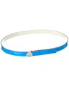 Kate Spade New York 19mm Reversible Pave Spade Leather Belt In Blue