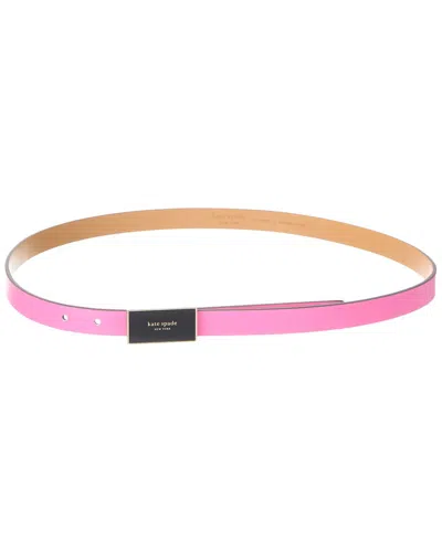 Kate Spade New York 20mm Leather Belt In Pink
