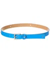 Kate Spade New York 25mm Spade Stud Leather Belt In Blue