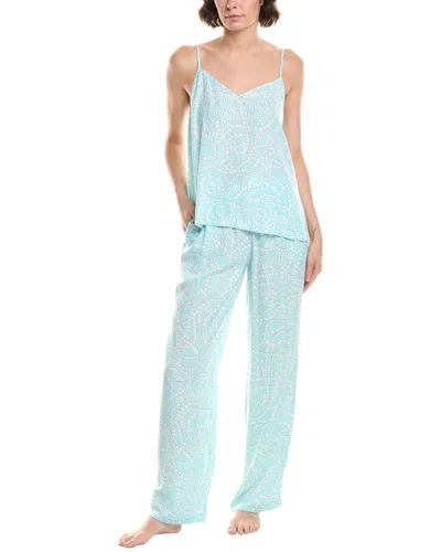 Kate Spade New York 2pc Cami & Pant Pajama Set In Blue
