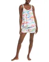 Kate Spade New York Print Short Pajamas In Multi