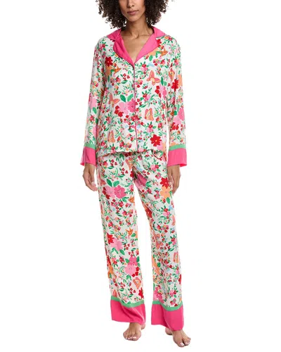 Kate Spade New York 2pc Top & Pant Pajama Set In Pink