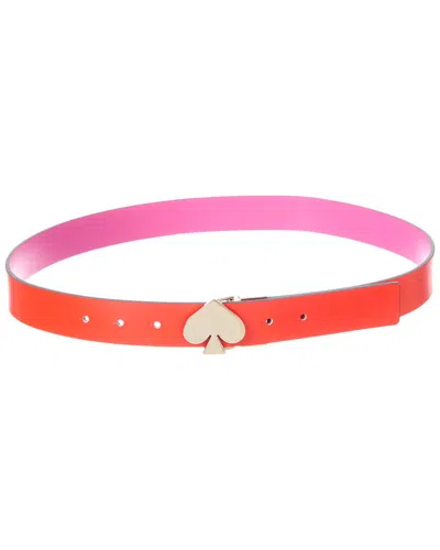 KATE SPADE KATE SPADE NEW YORK 32MM REVERSIBLE SPADE LEATHER BELT