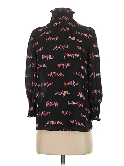 Pre-owned Kate Spade New York 3/4 Sleeve Blouse In Black
