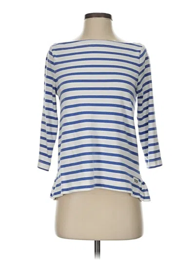 Pre-owned Kate Spade New York 3/4 Sleeve T-shirt In Blue