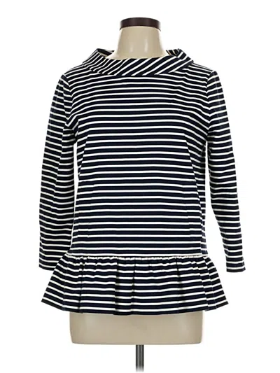 Pre-owned Kate Spade New York 3/4 Sleeve T-shirt In Blue