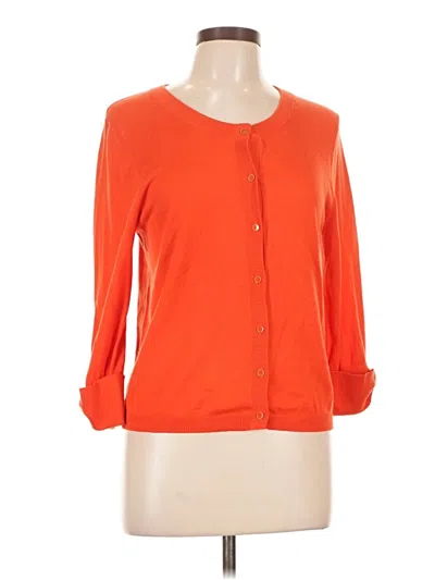 Pre-owned Kate Spade New York 3/4 Sleeve T-shirt In Orange