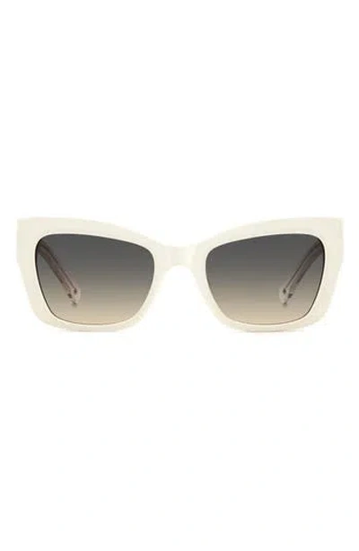 Kate Spade New York 53mm Valeria/s Cat Eye Sunglasses In Multi