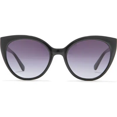 Kate Spade New York 54mm Amyaos Cat Eye Sunglasses In Black/grey Shaded