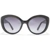 Kate Spade New York 55mm Cat Eye Sunglasses In Black