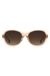 Kate Spade New York 57mm Yaelfs Oversize Sunglasses In Brown/brown Gradient