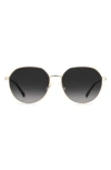 Kate Spade New York 60mm Neshafs Round Sunglasses In Gray