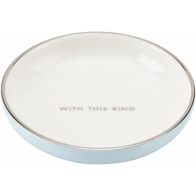 Kate Spade New York 854760 Take The Cake Ring Dish Jewelry Holder, White