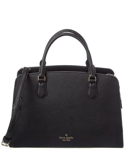 Kate Spade New York Addie Leather Satchel In Black