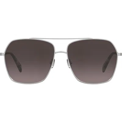 Kate Spade New York Adley 59mm Gradient Square Sunglasses In Multi