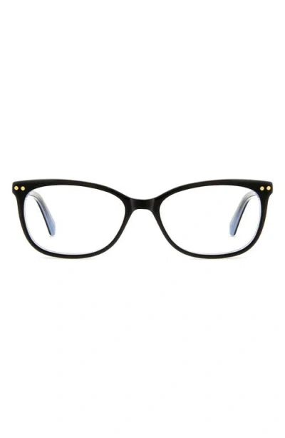 Kate Spade New York Adria 52mm Rectangular Optical Glasses In Multi
