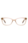 Kate Spade New York Adria 52mm Rectangular Optical Glasses In Neutral