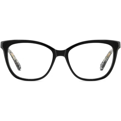 Kate Spade New York Bronwen 52mm Rectangular Optical Glasses In Black