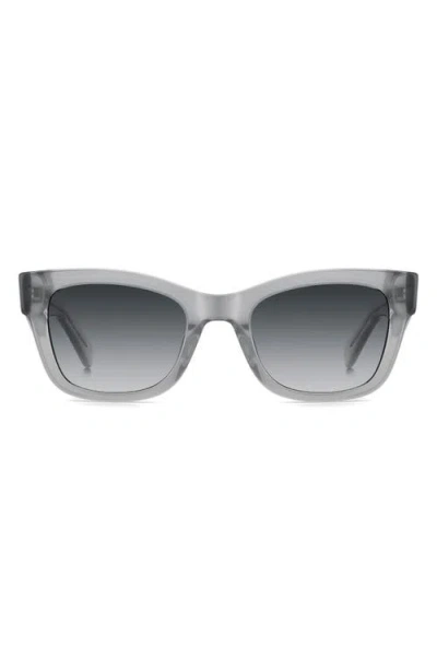 Kate Spade New York Aimee 50mm Gradient Cat Eye Sunglasses In Grey/dark Grey Sf