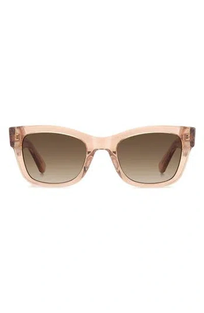 Kate Spade New York Aimee 50mm Gradient Cat Eye Sunglasses In Pink