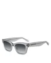 Kate Spade Aimee Cat-eye Acetate Sunglasses In Grey/dark Grey Sf