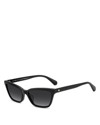 KATE SPADE KATE SPADE NEW YORK AISHA RECTANGLE SUNGLASSES, 55MM